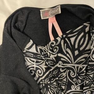 Lipsy Black and Gray Women's Sweater